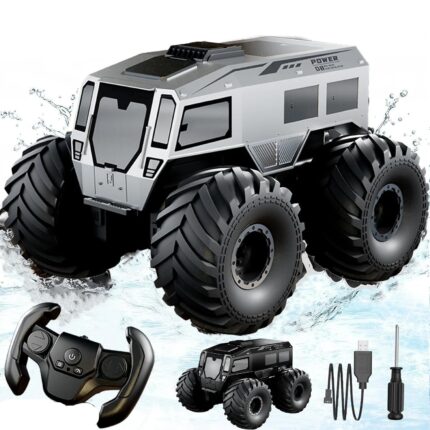 1:16 RC Cars Amphibious Waterproof Monster Truck Toys Remote Control Car Trucks 4WD All Terrain Off-Road Pickup Vehicle Toys