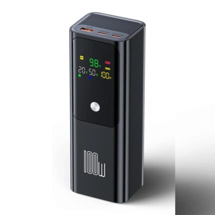 100W Power Bank 20000mAh External Battery Capacity Fast Charging Portable Charger Powerbank For Laptop iPhone Samsung