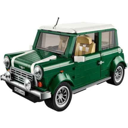 1106pcs In Shock Classic Technical MINI Retro Vintage Car Building Blocks Cooper MK VII Compatible 10242 Model Sets Bricks Kids Toy Gift