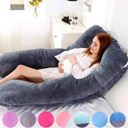 120x70cm Pregnant Pillow for Pregnant Women Soft Cushions of Pregnancy Maternity Support Breastfeeding for Sleep