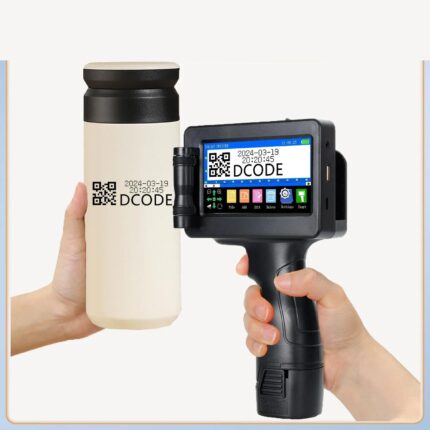 12.7mm Portable Printers Handheld Inkjet Printer Text QR Barcode Batch Number Logo Image Date Printing Machine