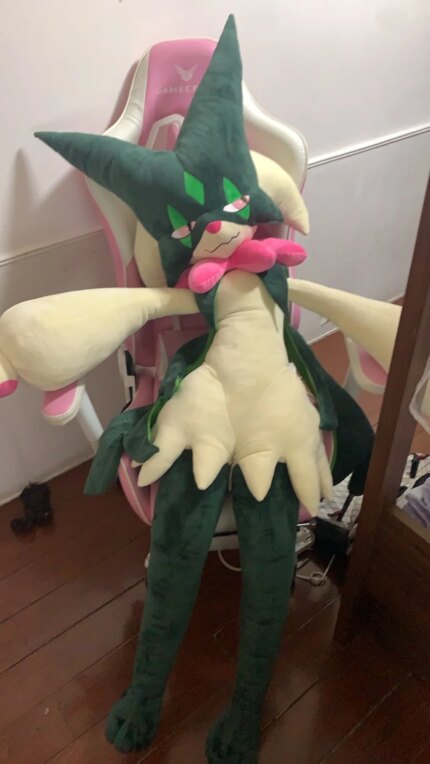 150/80cm Giant Pokemon Kawaii Meowscarada Plush Toy Soft Stuffed Animals Doll Throw Pillow Room Decorate Children Christmas Gift