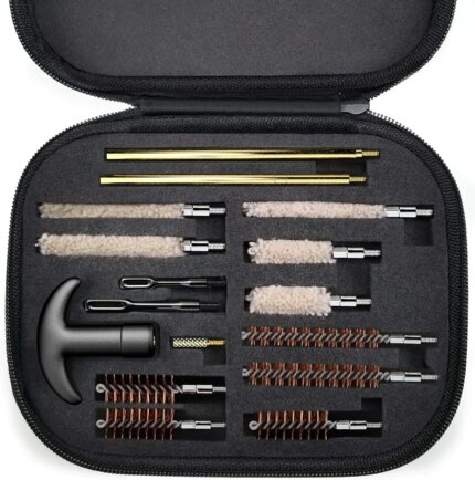 16Pcs/set Tactical Gun Cleaning Kit Universal Handgun Pistol Brass Rod Caliber Barrel Cleaning Kit