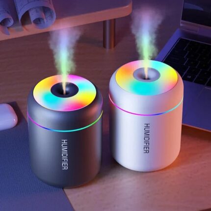 180ML Mini Air Humidifier USB Electric Aroma Diffuser Essential Oil Purifier Aromatherapy Mist Maker Lights For Car Home Bedroom