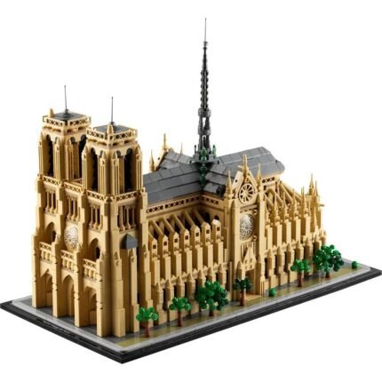 4383pcs Notre-Dame de Paris Architectural Model Kit 21061 Collectible Building blocks Set for Adults Gift Idea for Lovers of History