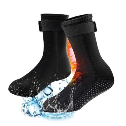 5mm Diving Socks Neoprene Wetsuit Water Socks Surf Beach Booties Anti-Slip Swimming Fin Sand Proof Ice Bath Warm Socks
