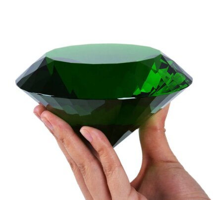 60-100mm Colorful Crystal Glass Diamond Paper Weight Gorgeus Wedding Decoration Valentine Gifts