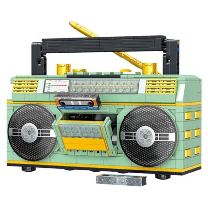 781PCS Retro Radio Classic Series Building Blocks Set Vintage Music Player Display Kit Creative Gift Toys for Adults Kids