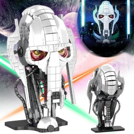 788pcs Idea General Grievous Helmet Building Blocks Bricks Model Helmet Collection Assembling Toys for Children Adults Gift