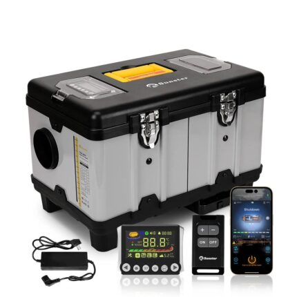 8KW Toolbox Diesel Air Heater Supporting AC110-240V DC12V 24V With Altitude Mode Parking Heater APP Control For Cars RV Camper