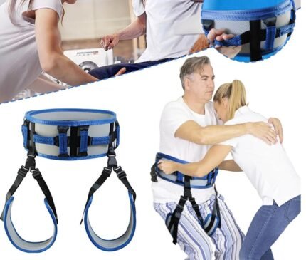 Adjustable Rehabilitation Belt Patient Transfer Lift Belt Dismountable Waist Fixing Band For Seniors Walking Standing Assist Aid