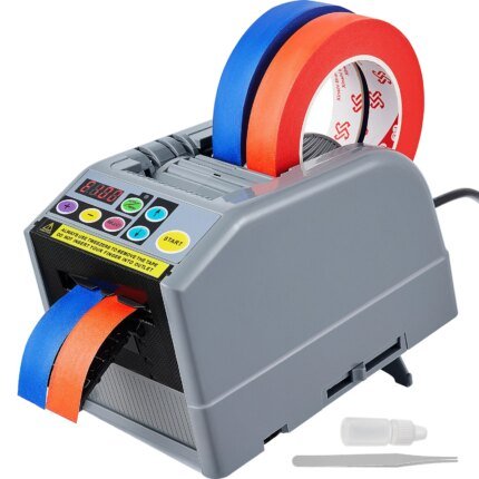 Automatic Tape Cutting Machine Paper Slitting Dispenser 6-60mm Adhesive Electric Tape Cutter for Product Package
