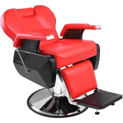 Barber Chair All Purpose for Hair Stylist Tattoo, Heavy Duty Styling Chair with 360 Degree Swivel Hydraulic PumpBeauty Salon
