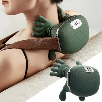 Bionic Neck Shoulder Massager N7 Kneading Massager Shawl 3-Level Modes Neck Cervical Waist Leg Body Muscles Massage Pillow