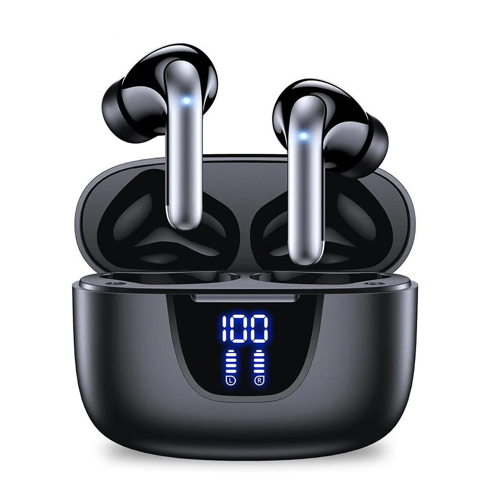 Bluetooth Earphones Active Noice Cancellation Wireless Earbuds Bluetooth 5.3 Headphones TWS with LED Display for Android ios Bluetooth Earphones Active Noice Cancellation Wireless Earbuds Bluetooth 5.3 Headphones TWS with LED Display for Android ios
