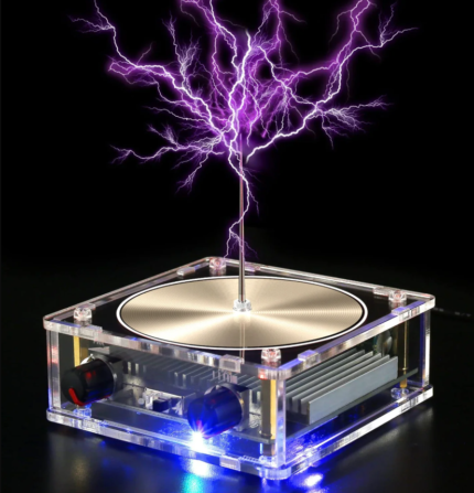 Bluetooth Music Tesla Coil Arc Plasma Loudspeaker Wireless Transmission Experiment Desktop Toy Model SSTC SS02
