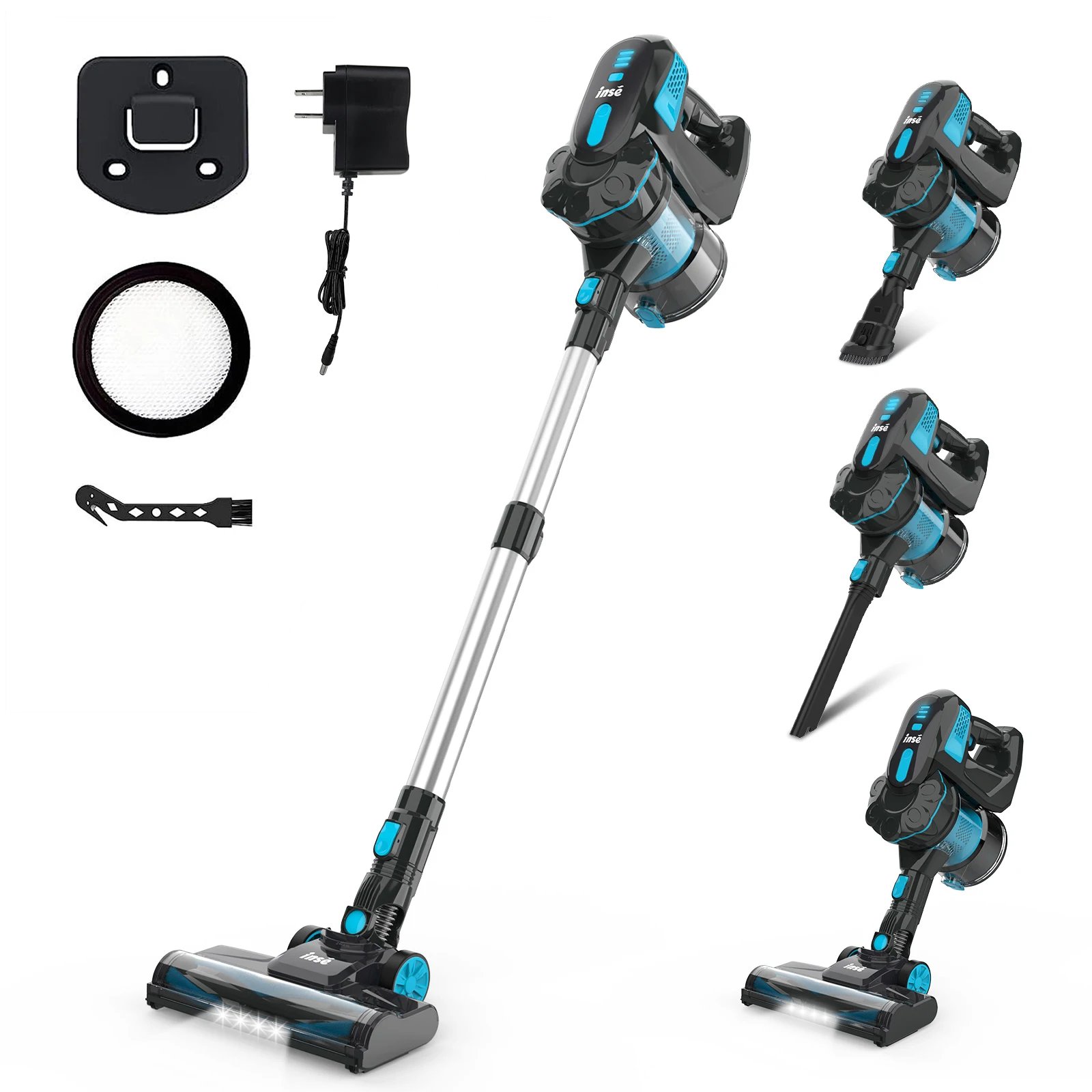 Cordless Vacuum Cleaner, 20KPa Stick Vacuum up to 40min Runtime, 6-in-1 Cordless Stick Vacuum for Household Cleaning Cordless Vacuum Cleaner, 20KPa Stick Vacuum up to 40min Runtime, 6-in-1 Cordless Stick Vacuum for Household Cleaning