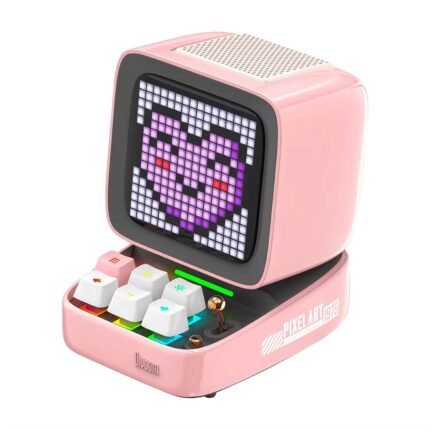 Divoom Ditoo-Pro Retro Pixel Art Bluetooth Portable Speaker Alarm Clock DIY LED Display Board, Cute Gift Home Light Decoration