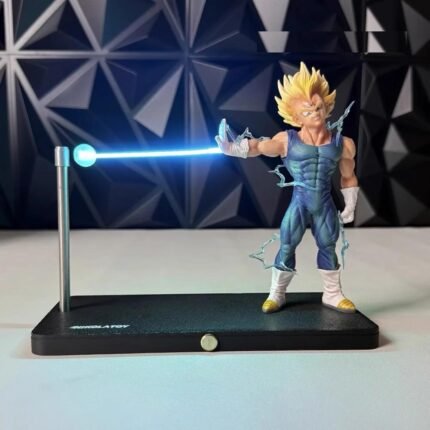 Dragon Ball Super Saiyan Son Goku Chaozu Figure Dynamic Wave Kamehameha Wave Night Light Decoration Ornament Toys Gift