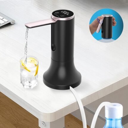 Electric Water Gallon Bottle Pump Foldable Automatic Water Dispenser 19 Liters Bottle Rechargeable Desktop Drinking Water Pump