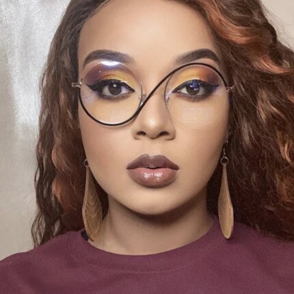 Fashion Round Anti Blue Light Glasses Women Transparent Lenses Eyewear Men Brand Designer Eyeglasses