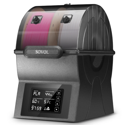 Filament Dryer SH02 Dry Box Filament Sealed Storage Box 3D Printer Spool Holder with PTC Heater Filament Dehydrator