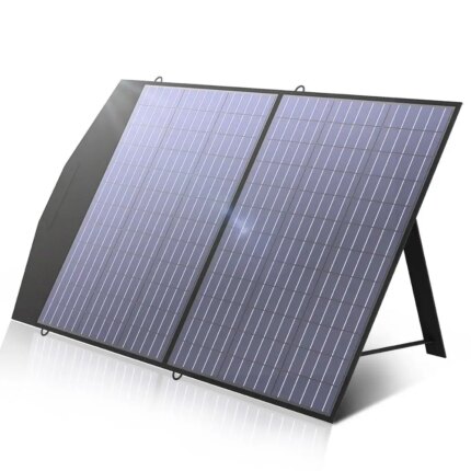 Foldable and Portable Solar Panel 100W Solar Battery Charger Outdoor Emergency Backup Power for Powerstation