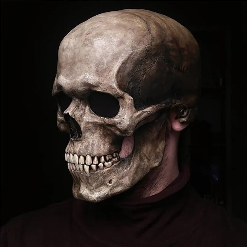Full Head Skull Mask Carnival Adults Realistc Anonymous Halloween Moveable Mouth Jaw Anime Horror Helmet Skeleton Headgear Masks Full Head Skull Mask Carnival Adults Realistc Anonymous Halloween Moveable Mouth Jaw Anime Horror Helmet Skeleton Headgear Masks