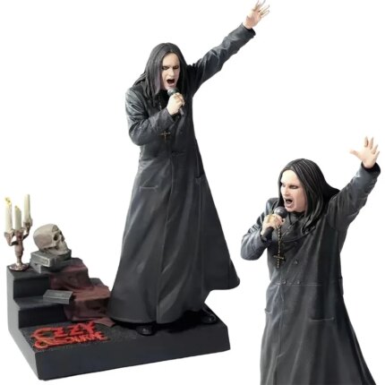 Halloween Pvc Human-shaped Ozzy Osbourned 1:10 Figurines Black Kawaii Heavy Metal Singer Statue Miniatures Decoration For Gift