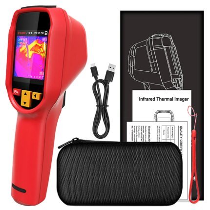 Handheld Thermal Imaging Camera -20~550C 15 color palettes 100×100IR resolution PC Analysis Software Industrial Tester