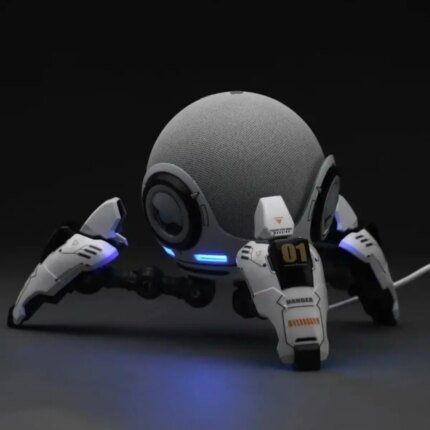 Homepod Mini Stand for Echo Dot 4th/5th Gen, Space Saving Alexa Dot 4th/5th Gen Desktop Speaker Stand