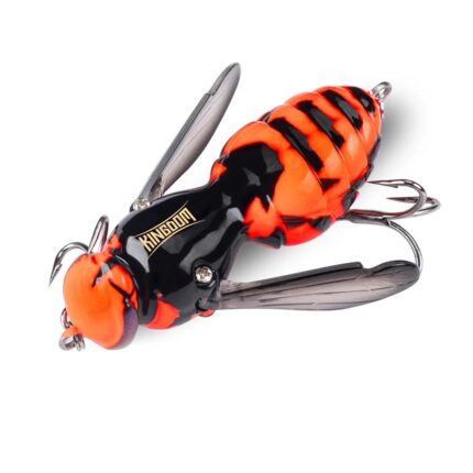 Kingdom Bait Artificial Fishing Lure 4.2g 40mm 6.6g 48mm Floating Insect Bionic Swimbaits Hard Baits For Bass Carp Pike Fishing