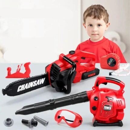 Large Size Children Electronic Chainsaw Kids Play Tools Pretend Play Tool Kits Electric Saw Children Simulated Play House Toy