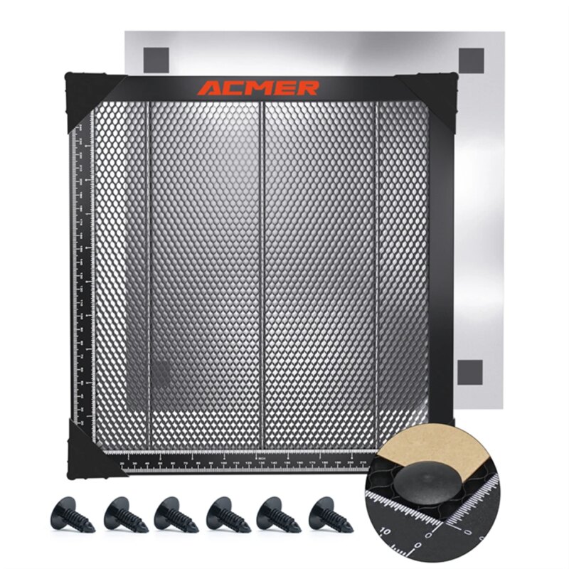 Laser Cutting Honeycomb Working Table for CO2 or diode Laser Engraver Cutting Machine 300x300/330x330/400x400/440x440x22mm