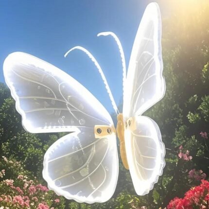 LED Outdoor Simulation Dynamic Static Butterfly Lights Holiday Party Home Christmas Decorations