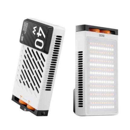 LED Video Light FIVERAY M40 40W Bi-Color Portable Light Panel for Photography Built-in Fans Support PD Fast Charge