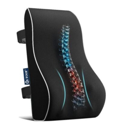 Lumbar Support Pillow for Office Chair Back Support Pillow for Car, Computer, Gaming Chair, Recliner Memory Foam Back Cushion fo