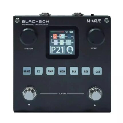 M-VAVE Blackbox Guitar / Bass AMP Modeler Multi Effects Processor Rechargeable for Electric Guitar Bass