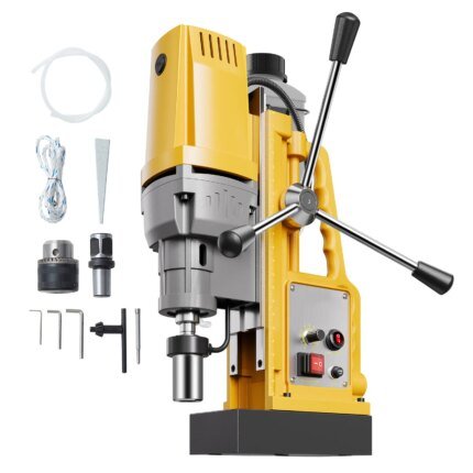 Magnetic Drill Boring Diameter Portable Electric Mag Drill Press Drilling Machine Metal Surface Industrial Improvement