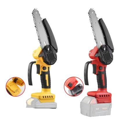 Mini Chainsaw 6-Inch Cordless Woodworking Handheld Garden Electric Saw Cutting Power Tool Fit Dewalt/Milwaukee 18V Battery