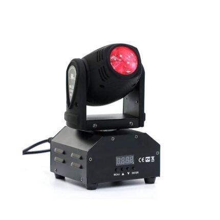 Mini LED Moving Head Light DMX512 RGBW Light Beads 4 In 1 Beam Stage Light for Christmas Wedding Party Club DJ