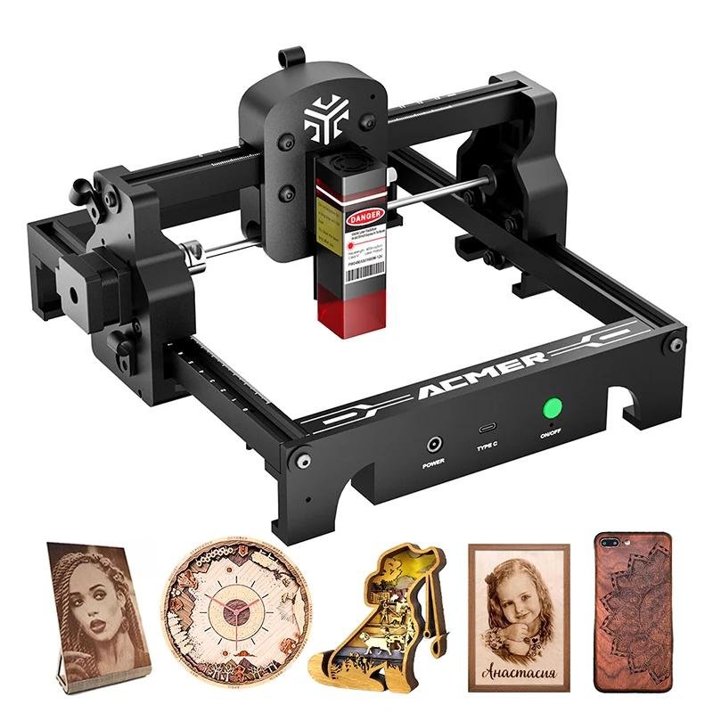 Mini Portable Laser Engraver 2.5W DIY Laser Cut Engraving Machine Engrave Logo Wood Painted Metal Acrylic Glass Leather Mini Portable Laser Engraver 2.5W DIY Laser Cut Engraving Machine Engrave Logo Wood Painted Metal Acrylic Glass Leather