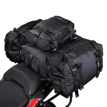 Motorcycle Rear Seat Bag 10L Or 20L Or 30L Waterproof Saddle Side Bag Luggage Pack MultiFunction Shoulder Bag Backpack