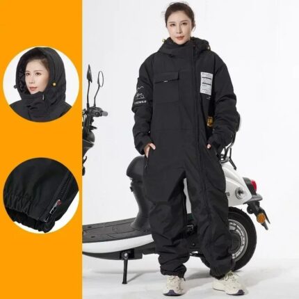 Motorcycle Snow-proof Clothing Cold-proof Electric Vehicle Windbreaker Winter Skiing Fishing and Riding Cold-proof Clothing