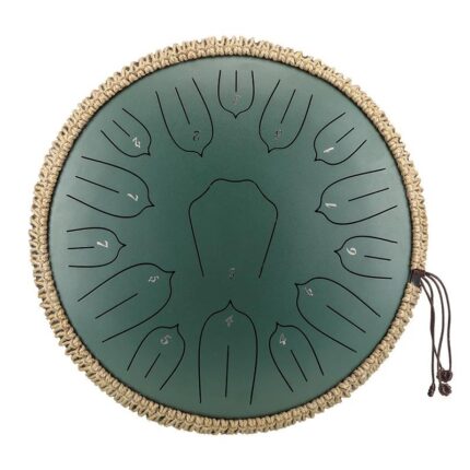 Music Drum 15 Notes Glucophone Steel Tongue Drum 13 Inch 15 Notes D Tone Ethereal Drum Percussion Musical Instruments