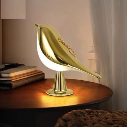 Nordic Modern Magpie Led Desk Light Bedroom Study Bedside Lamp Living Room Decorate Touch Bird Floor Lamps Car Aromatherapy Lamp