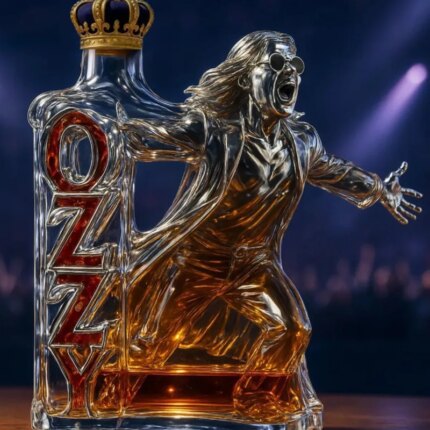 Ozzy Osbourne Whiskey Bottle Back To The Beginning Commemorative Whiskey Wine Bottle Home Decor Statue Collection Crafts