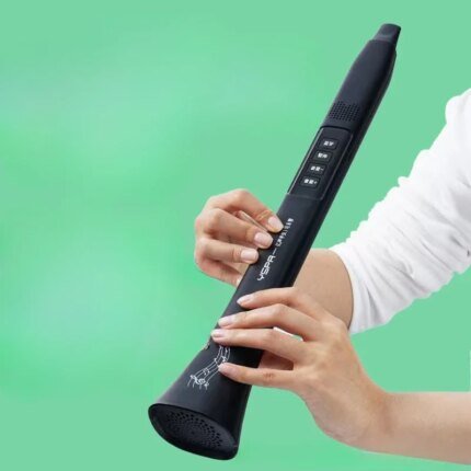 Portable Digital Wind Instrument with Bluetooth - Electronic Music Flute/Sax for Beginners, Adults, and Seniors