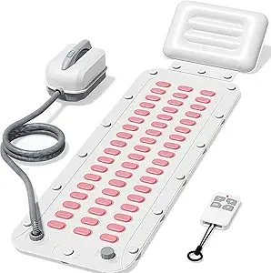 Portable Spa Bubble Bath Massager,Full Body Waterproof Spa Mat for Bathtub, 6-Speed Bubbles, Remote Control & Non-Slip