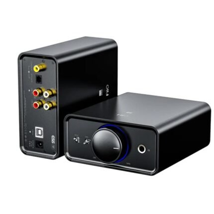 Pro ESS ES9038Q2M|768K/32Bit and DSD decoding Deskstop DAC and Amplifier for Home and Computer